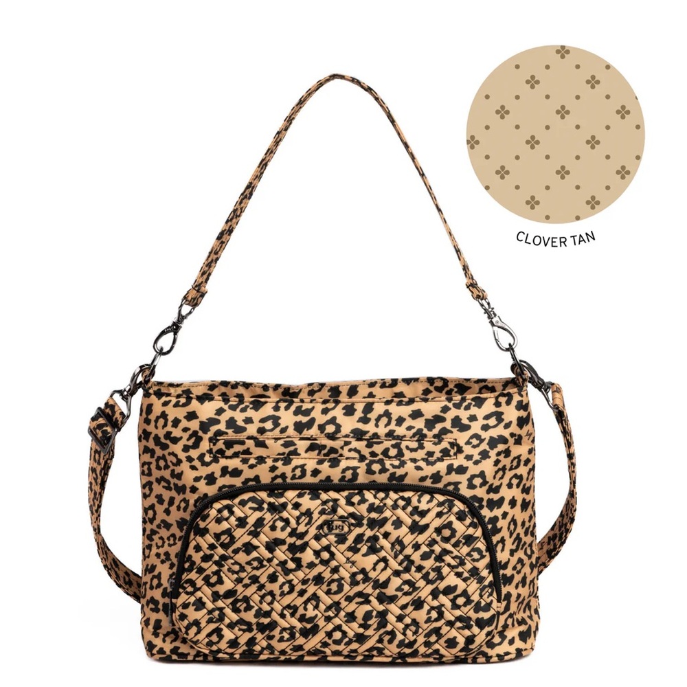 Lug Samba 2 Convertible Crossbody Bag NWT Spotted Leopard